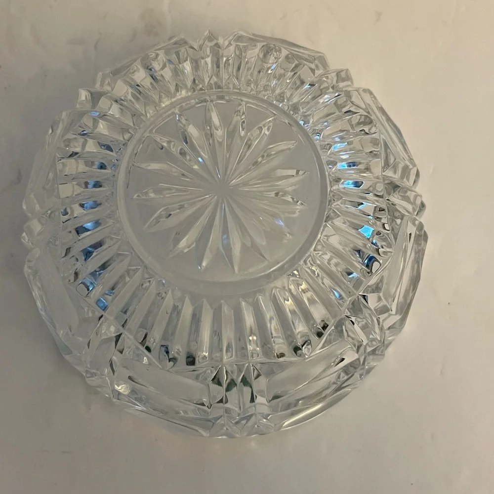 Hoya Mikasa crystal bowl, glass bowl, decor, candy dish, Japan